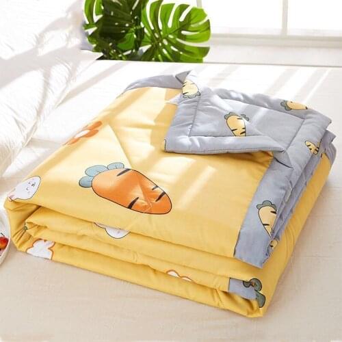 2020 New summer quilt 1 pcs full queen king bed included Cotton bed cover soft Fabric good for sleep