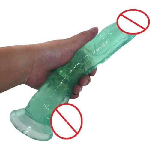27cm (10.63") Realistic Penis Cyberskin Huge Big Dildo with Suction Cup Female Sex Toys Realistic Rubber Penis Dido for Women