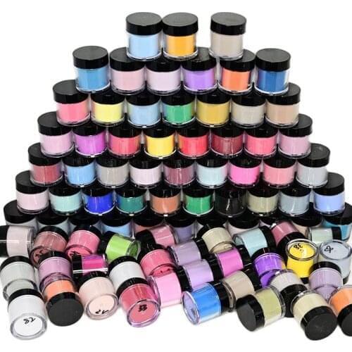 30Jar Acrylic Powder Random Color For Nail Extension Builder Dipping Nail Art Carving 3D Pattern Dust Manicure Design Powder #19