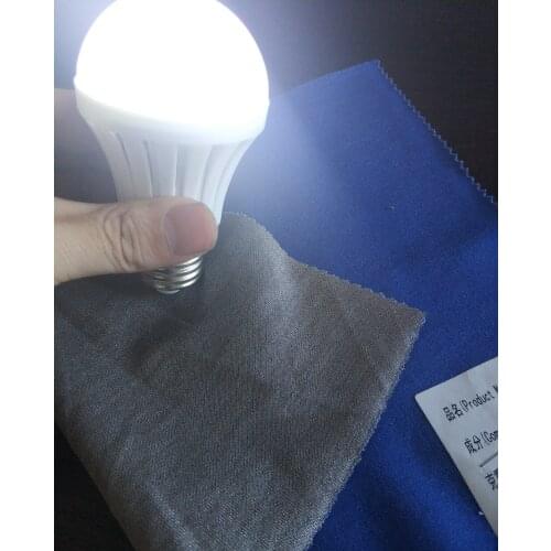 42% silver fiber 18% polyster 53% cotton 5% nylon shielding fabric radiation protection electroconductive fabric