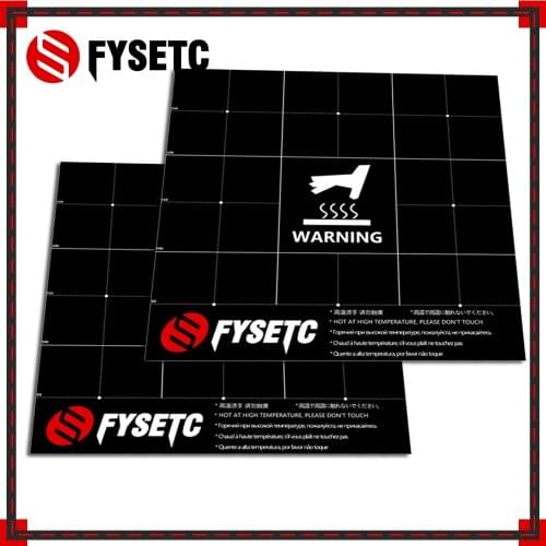 5pcs 3D Printer Surface Build Sheet Plate 300x300mm Heat Hot Bed Sticker Coordinate Printed For CR-10S Lulzbot