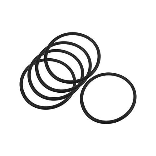 5 Pcs 90mm x 5mm Rubber Sealing Washers Oil Filter O Rings Black