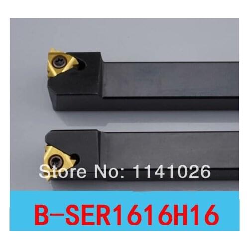 B-SER1616H16 16*16*100MM External Thread Turning Tool Lathe Cutting Tools CNC Turning Lathe Machine Tools Turning Tool Holder