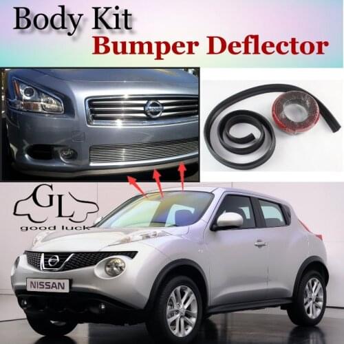 Bumper Lip Deflector Lips For Nissan Juke For Infiniti ESQ F15 Front Spoiler Skirt For TopGear Friends Tuning / Body Kit / Strip