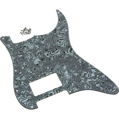 Dopro 11 Hole Strat One Humbucker Guitar Pickguard with screws Scratch Plate For USA Fender Delonge Strat Guitars
