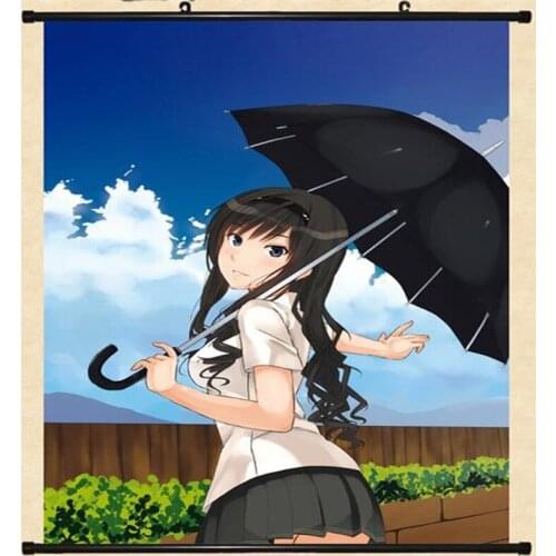 Coscase Japanese Anime Amagami Morishima Haruka & Tanamachi Kaoru & Nanasaki Ai Home Decor Wall Scroll Poster Decorative Picture