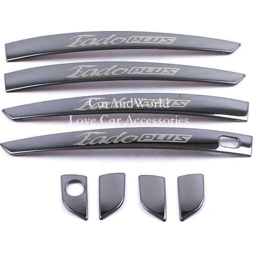 For Changan Eado Plus 2020 2021 Stainless Steel Door Handle Bowl Holder Frame Molding Trims Garnish Sticker Car Accessories