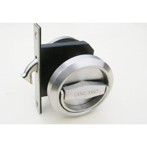 Door Decoration Stainless Steel 304 Door Pocket Lock For Sliding Folding Doors