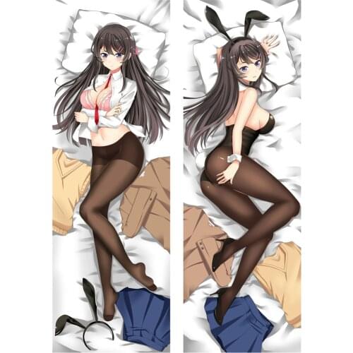 Dakimakura Anime Double-sided Print Seishun Buta Yaro-Mai Sakurajima Life-size Body Pillow