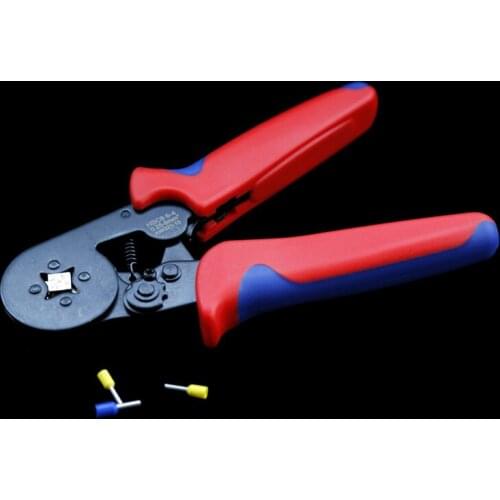 HSC8 6-4A 0.25-6mm2 23-10AWG Terminal Crimping Tool Bootlace Terminals Crimping Hand Tools Ferrule Crimper Wire End Cord End Lug