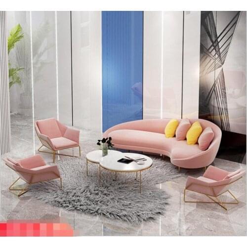 NICE curved mini sofa Beauty salon sofa