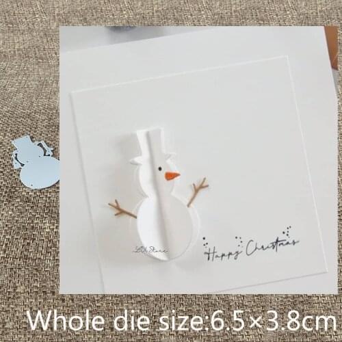 New Design Craft Metal stencil mold Cutting Dies snowman decoration scrapbook die cuts Album Paper Card Craft Embossing