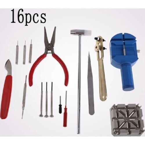 Watch Repair Tool Kit Case Opener Link Spring Bar Band Pin Hand Remover Ham Including All kinds of Watches Repair Tools Hot Tool