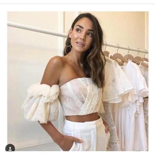 2021 New arrive lace Blouses & Shirts