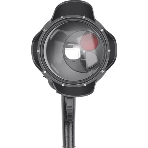 New Design Enhanced&Protable Dome Action Camera Waterproof Case Underwater Float Grip for GOPRO 7/6/5 Diving JR Deals