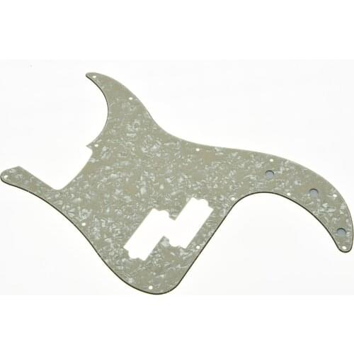P Bass Pickguard PB Scratch Plate Aged Pearl Fits Precision Bass Guitar