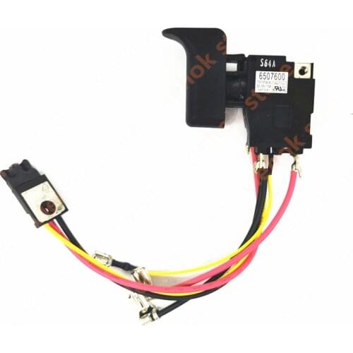 Switch For Makita XRJ04 DJR186 JR186D 6507600 650760-0 Power Tool Accessories Electric tools part