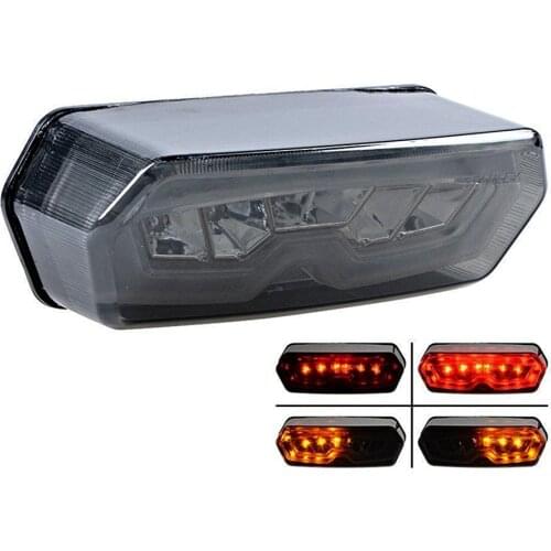 1pc Motorcycle Turn Signal Light Integrated Taillight Rear Brake Stop LED Lamp for Honda Grom MSX125 Motorcycle Accessories