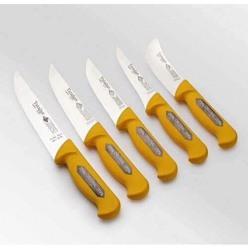 Knife Market Yata Professional Knife Set nonskid handle steel körelmez high quality chef knives kitchen cooking meat knife