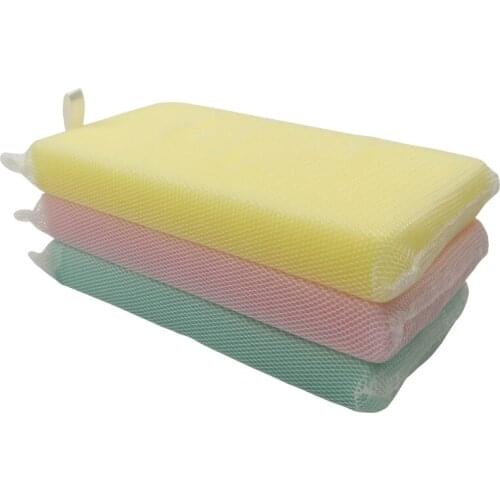 Dish Washing Mesh Sponge Utensils For Kitchen Accessories Useful Small Items Home Cleaning Tools Kitchenware Gadgets 2021 New