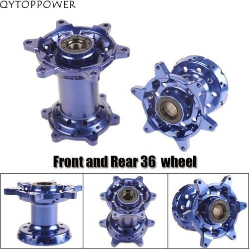 CNC Machined 36 Holes Front And Rear Wheel Hub For K.T.M EXC250 EXC525 SX125 SX250 SX-F 450 350 EXC200 2003-2016