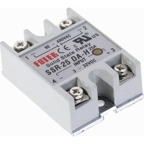 Solid State Relay SSR-25DA-H 25A 3-32V DC TO 90-480V AC SSR 25DA H relay solid state Resistance Regulator