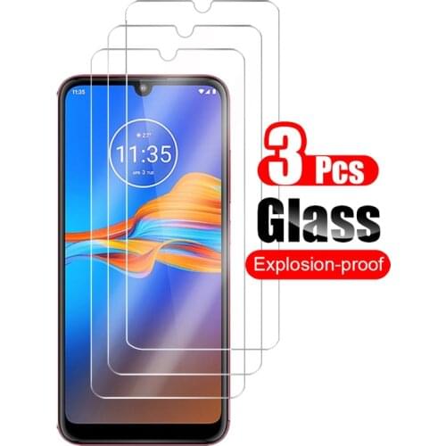 3pcs Tempered Glass for Motorola Moto E6 E 6 Plus Screen Protector On For Motorola Moto E6 Plus Protective Film