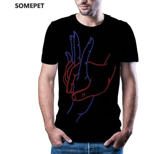 2020 New In 2020! MenS Printing Hip Hop Casual T-Shirt, Nature Funny MenS T-Shirt