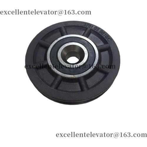3201.05.0010/C OD64mm W9mm Bearing 6202/64*9*6202 Elevator Steel Wire Rope Roller 64x9x6202 Use for selcom 1 Pack=10 Pieces