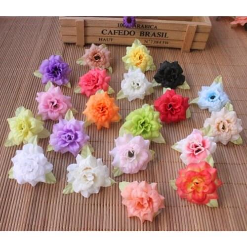 4.5CM,30PCS High Quality Artificial Silk Roses Heads,Small Fabric Material Wedding Decorations,Florist Supplies,Kissing Balls