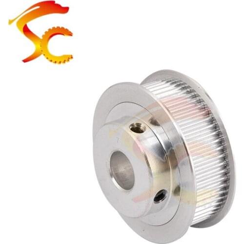 5pcs\lot 60 teeth GT2 Timing Pulley Bore 5mm 10mm for width 10mm GT2 Timing Belt Small backlash 2GT Belt 60T 60Teeth