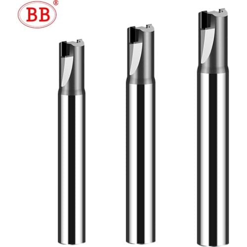 BB PCD Diamond Milling Cutter Carbon Fiber Fiberglass Bakelite Machining Tool New Material CNC Carbide Engraving Bits