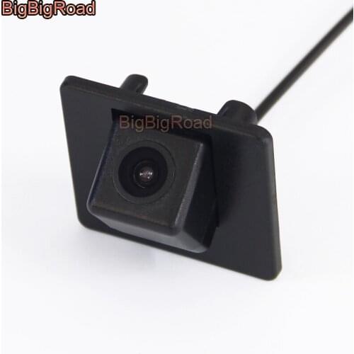 BigBigRoad Car Rear View Parking CCD Camera Waterproof For KIA K4 2014 2015 2016 Cerato Forte Hatchback