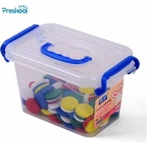 Baby Toy Montessori Round Board Early Childhood Education Preschool Training100 Pcs 5 Colors Kids Toys Brinquedos Juguetes