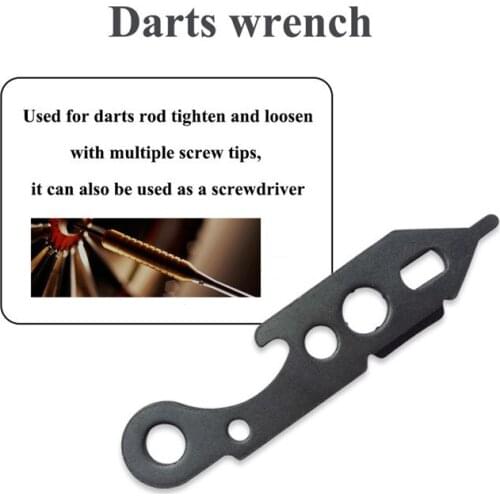 Keychain Dart Wrench Tool Tighten Darts Shafts Beer Bottle Opener Indoor Game