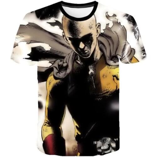 Harajuku 3D Tshirts One Punch Man Season2 Men/women Summer T Shirt 3D Print Tshirt for Children Clothes Streetwear Mens Clothes