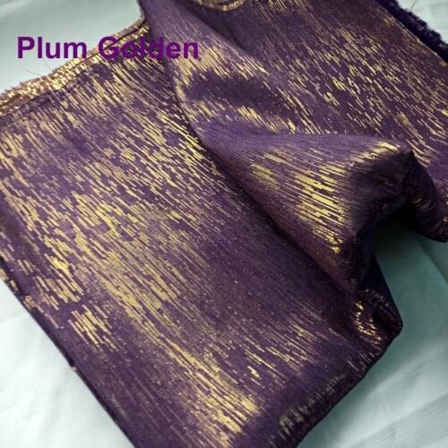 45cm*138cm Gown Sparkling Fabric Metallic Flashing Cotton Shantung Silk Bridal Coat Shoe Bag Curtain Wedding Cosplay