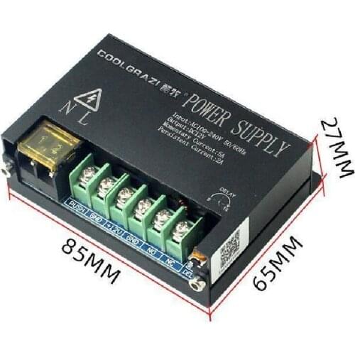 Access Control Power Supply Transformer Door Supplier Adapter Covertor System Machine DC 12V 5A AC 100~240V High Quality