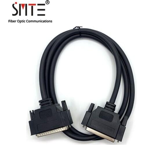 Industrial-grade HDB50 Three-row 50 Connection Cable Male to Female DB50 Core Data Cable For Holes Double Shielded Copper Wire