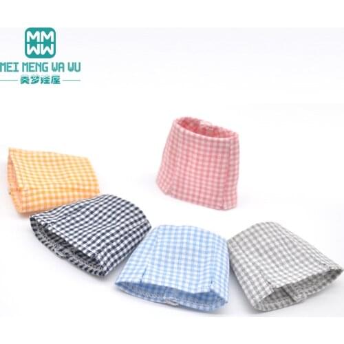 Blyth doll clothes Fashion Plaid skirt Leather jacket for 28-30cm Azone OB accessories girl gift