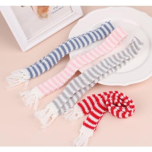 1/6 Dollhouse Miniature Knitting Scarf Ornament DIY Dolls Clothing Accessories