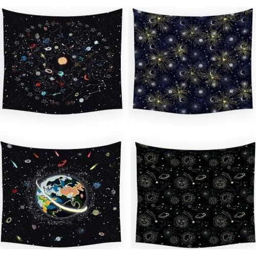 Night stars tapestry tapestry wall hanging witchcraft supplies home decor world map tapestry wall tapestry abstract wall hanging