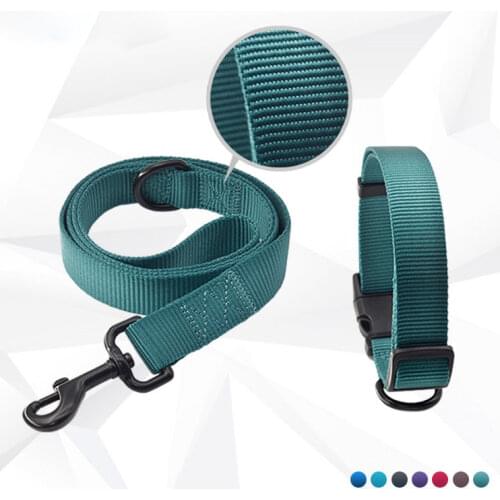 Large Dog Leashes Dog Collar Pet Traction Rope Collar Set Adjustable for Medium Large Dogs & Cat Necklace for Pet Christmas Gift