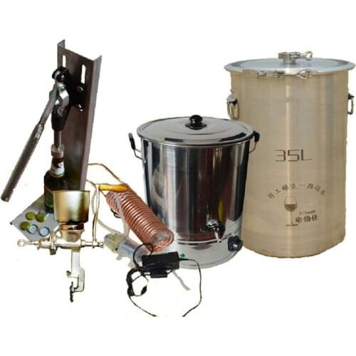 Beer Keg Craft Beer Mash Beer Silicone Stopper Air Lock American Tap Beer Starter Kit Kattle Boiling Pot Mini Brewery