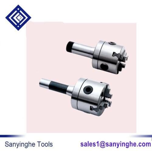Precision three-jaw chuck cylindrical grinder Chuck chuck MS3 Morse handle MS4 to three-jaw chuck flange 125 130 160 R8