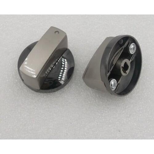 Zinc alloy metal embedded gas stove stove switch knob stoves Accessories 0 Degree 6mm 45 Degree 8mm 2 pcs