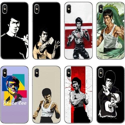 Bruce lee Silicone Phone Case For Xiaomi Redmi 9T 9C 9A 7 7A K20 6 6A S2 Redmi Note 9S 9T 9 8 8T 7 6 5A Pro