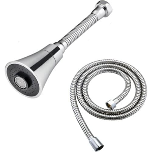 Shower Faucet Splash-Proof Universal Aerator Kitchen And Household Water-Saving Filter Extender With 1.5M Bath Tube