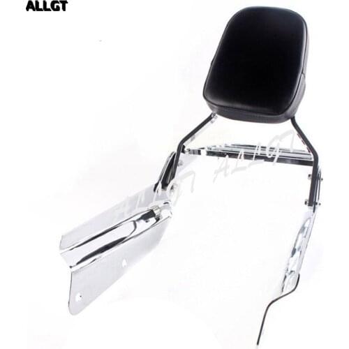 ALLGT Sissy Chrome Bar Backrest For HONDA VTX1300 2003-2006 & VTX1800 2002 2003 20004 2005 2006 2007 2008