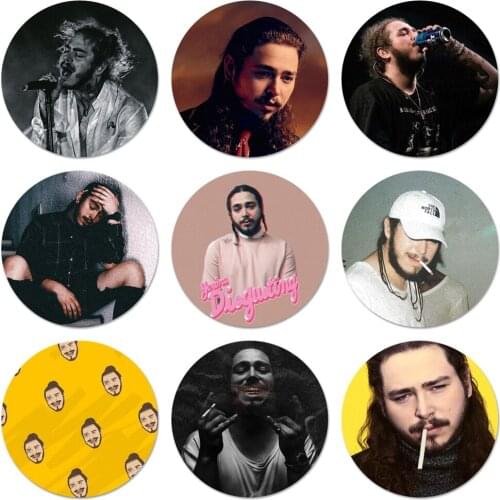 Malone Icons Pins Badge Decoration Brooches Metal Badges For Clothes Backpack Decoration